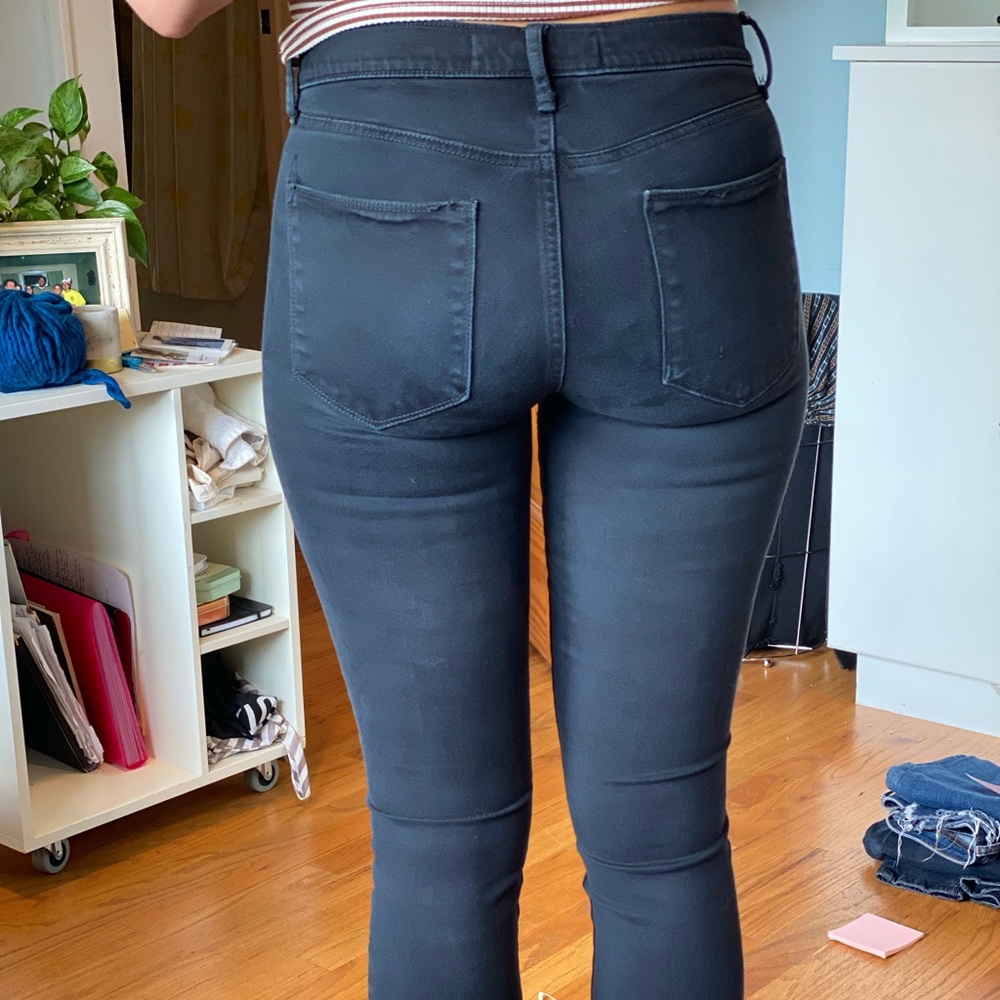 Black jean pants